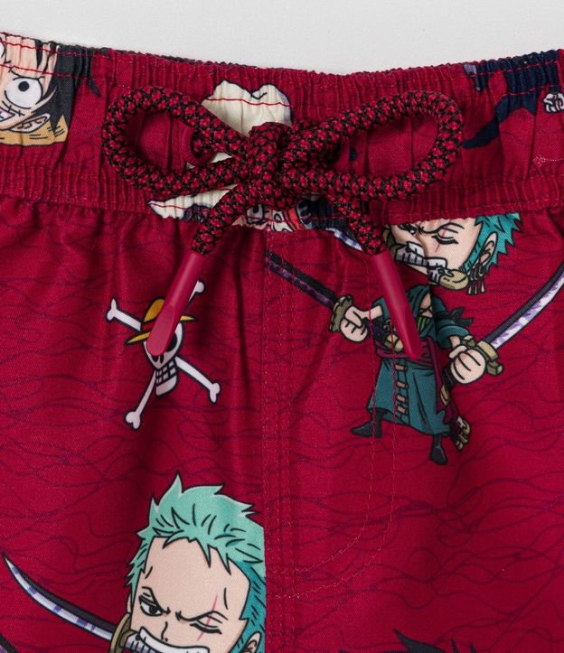 Bermuda de Baño Infantil con Estampado One piece - Talle 5 a 14 años 4