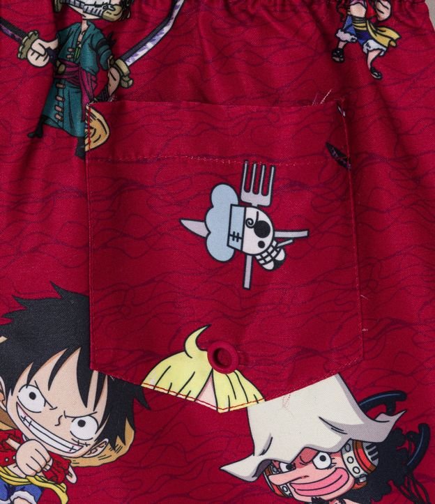 Bermuda de Baño Infantil con Estampado One piece - Talle 5 a 14 años 5