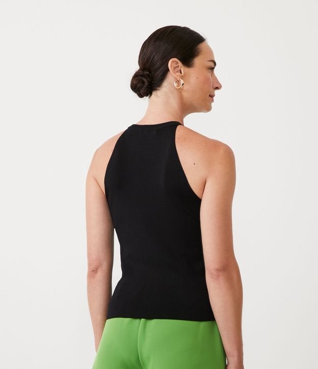 Blusa de Punto con Cuello Halter 3