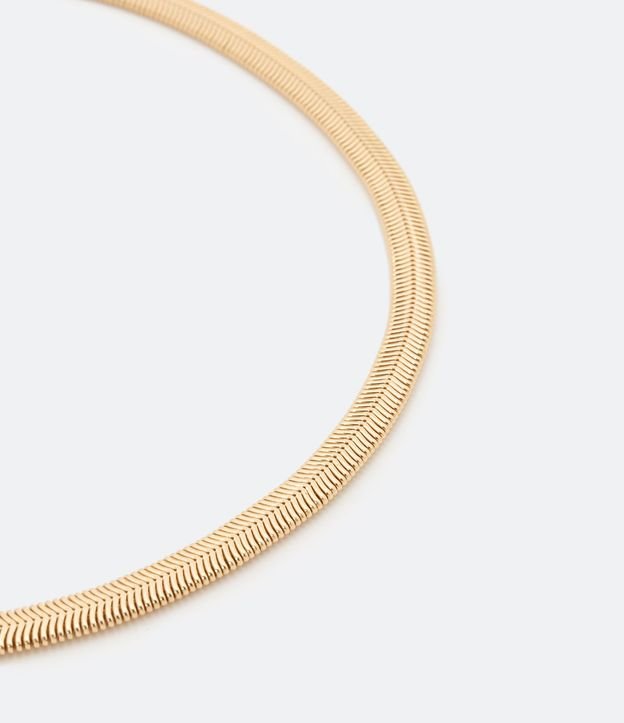 Collar Mediano en Metal Serpiente