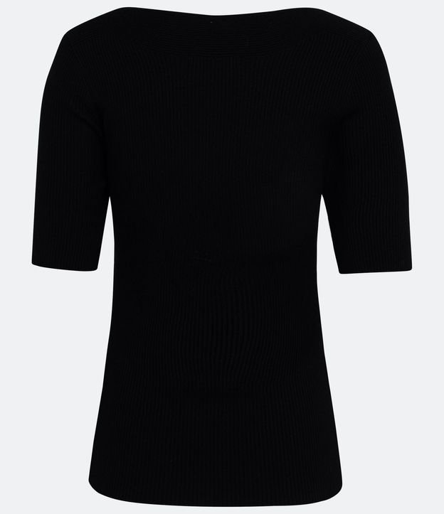 Blusa Básica de Punto con Escote Bote 2