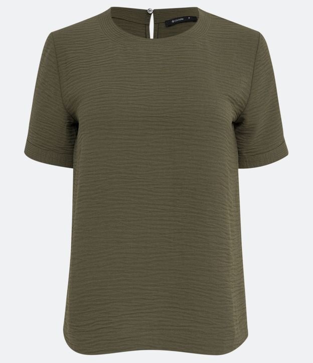 Blusa con Aberturas y Detalles de Pespuntes 7