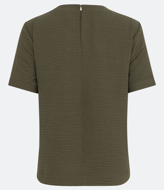 Blusa con Aberturas y Detalles de Pespuntes 8