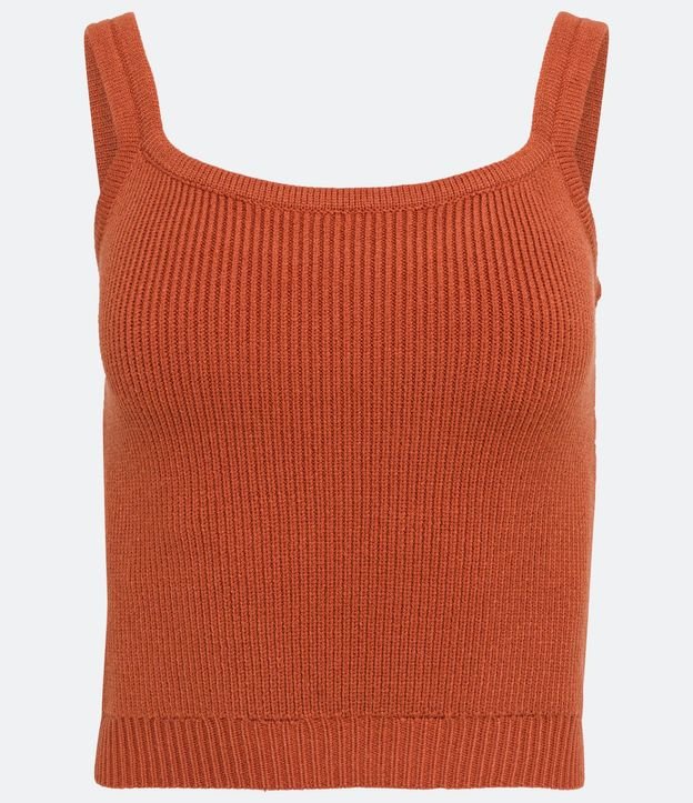 Blusa Corta de Punto con Tirante Fino 5
