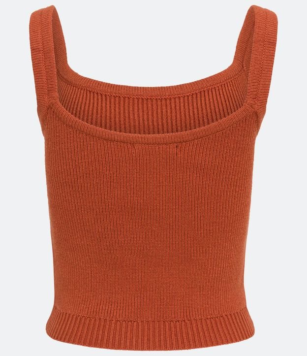 Blusa Corta de Punto con Tirante Fino 6