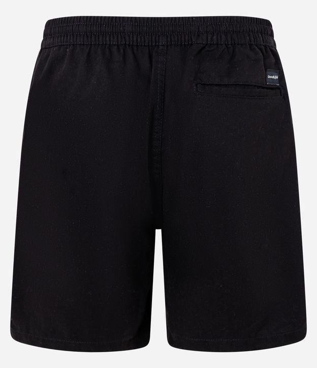 Bermuda en Sarga con Cintura Elástica y Cordón 8