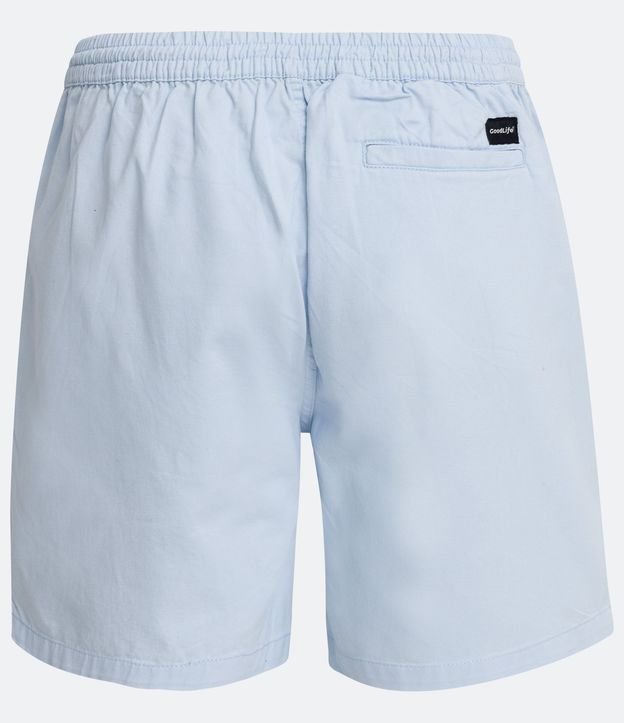 Bermuda en Sarga con Cintura Elástica y Cordón 6