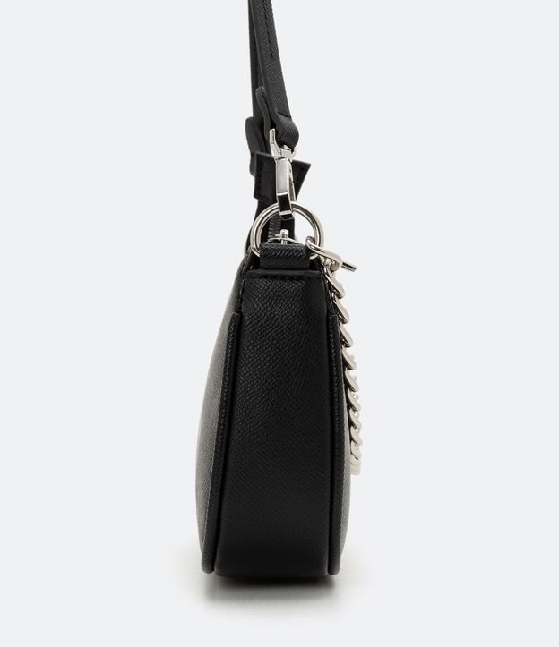 Cartera Transversal Baguette con Correa de Cadena 3