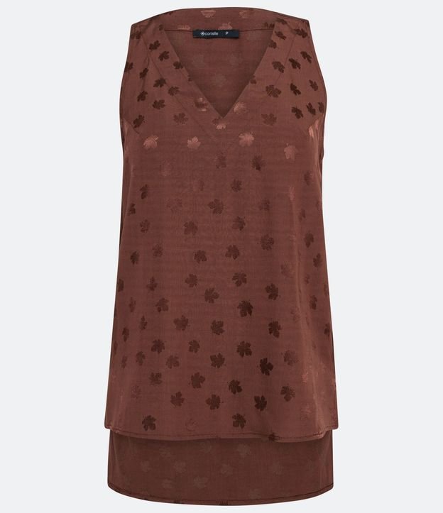 Blusa en Jacquard con Escote V 6