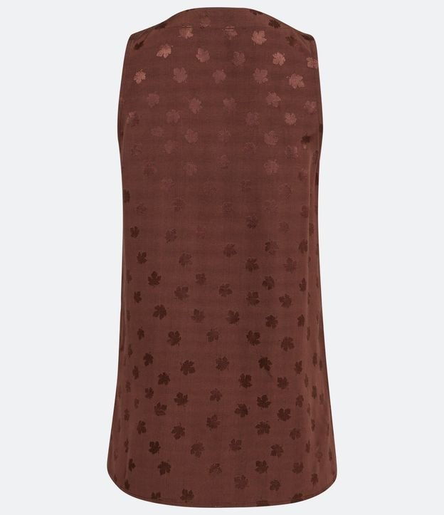 Blusa en Jacquard con Escote V 7
