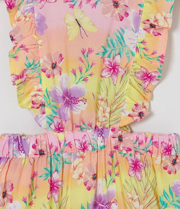 Enterito Infantil con Estampado Floral - Talle 0 a 18 Meses 4