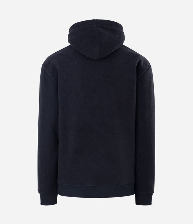Buzo Cerrado en Fleece con Capucha y Bolsillo Canguro 5