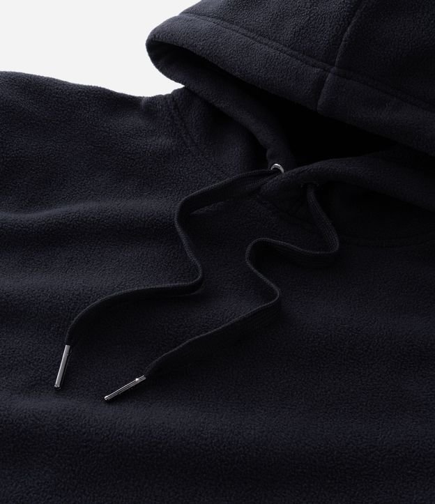Buzo Cerrado en Fleece con Capucha y Bolsillo Canguro 9