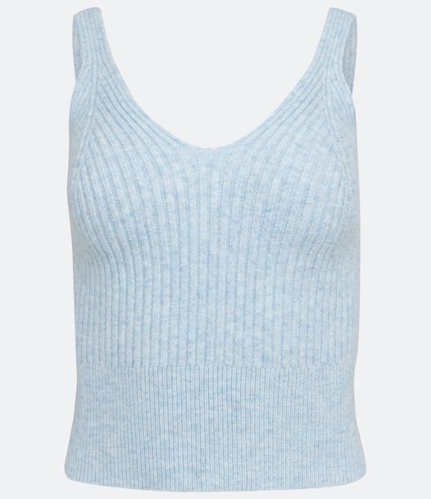 Blusa de Tirantes de Punto con Textura Acanalada 5