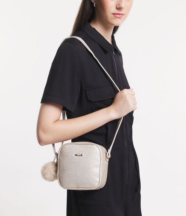 Cartera Transversal Floater con Pompón 2