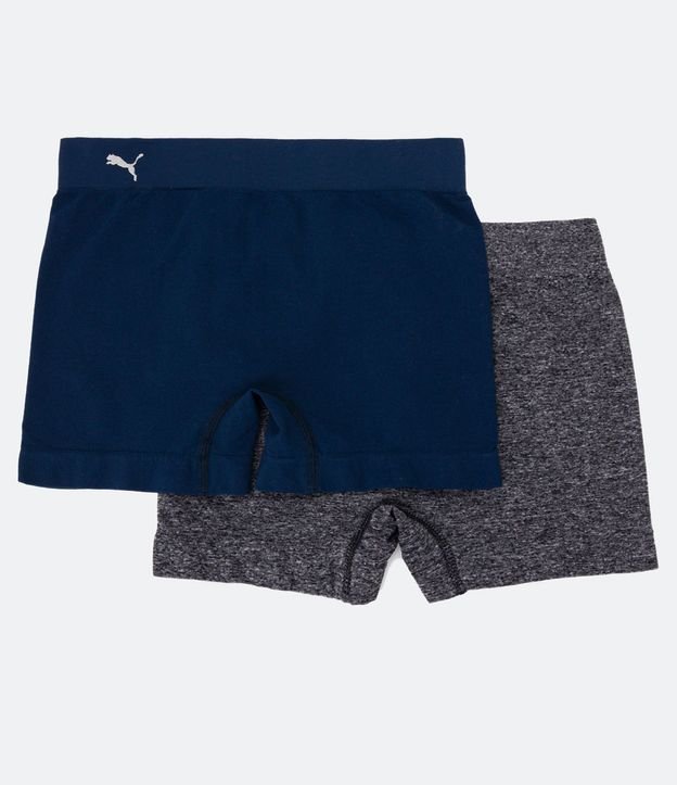 Kit 02 Calzoncillos Boxer Infantiles con Estampa de Puma - Talle M al GG 2