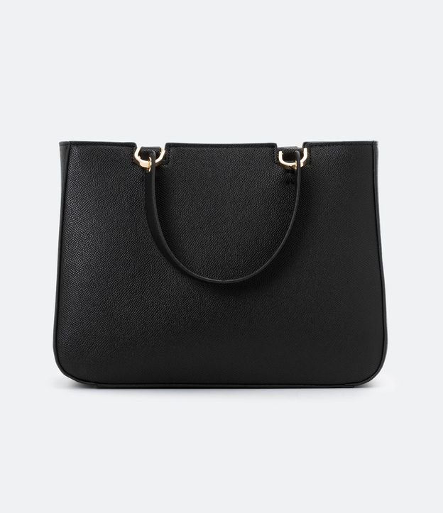 Bolsa Transversal Satchel con Correa de Mano con Pompón 4