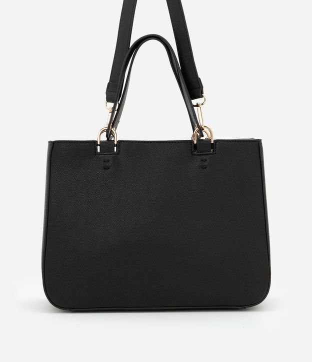 Bolsa Transversal Satchel con Correa de Mano con Pompón 6