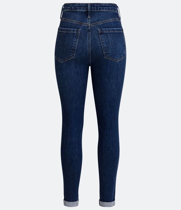 Pantalón Skinny en Jeans con Ruedo Plegado 6