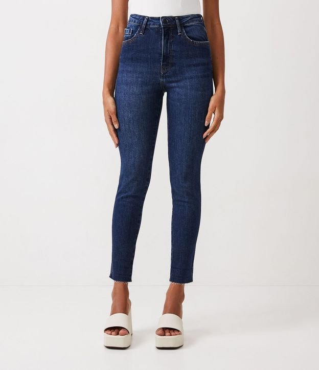 Pantalón Skinny en Jeans con Ruedo Plegado 2