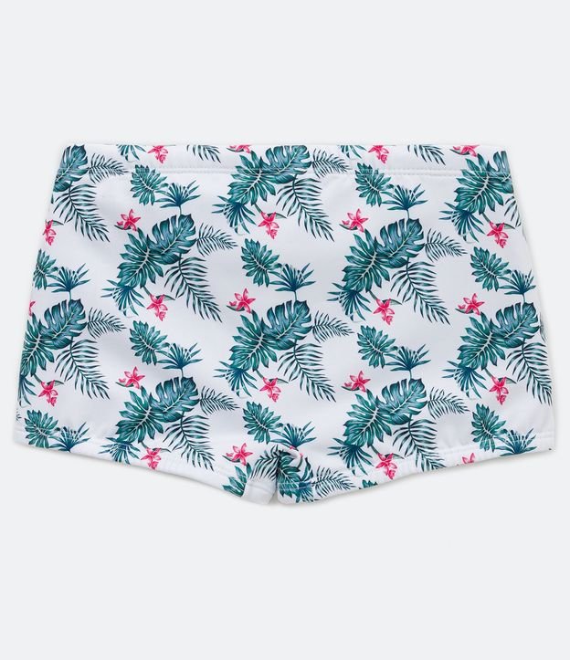 Sunga Boxer Infantil con Estampado de Follaje - Talle 5 a 14 años 3