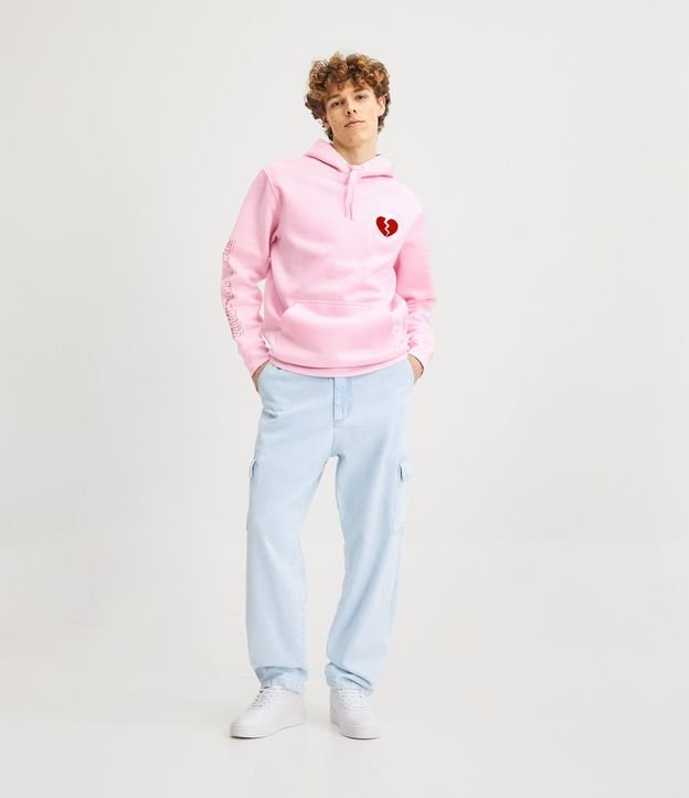 Pantalón Baggy de Jean con Bolsillos Cargo 2