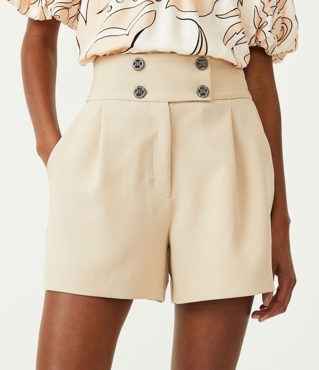 Short en Sastrería con Cintura Ancha 2