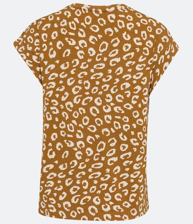 Blusa Musculosa Muscle Tee en Viscosa con Estampado Animal Print 6