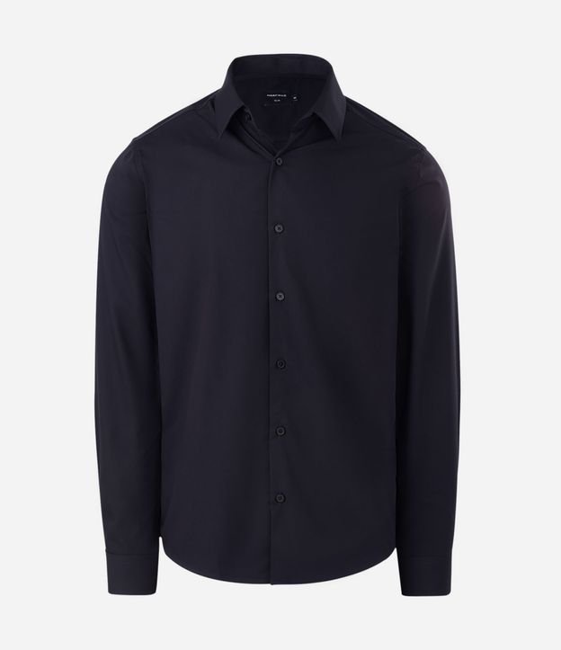 Camisa Slim en Tejido de Bambú Básica 5