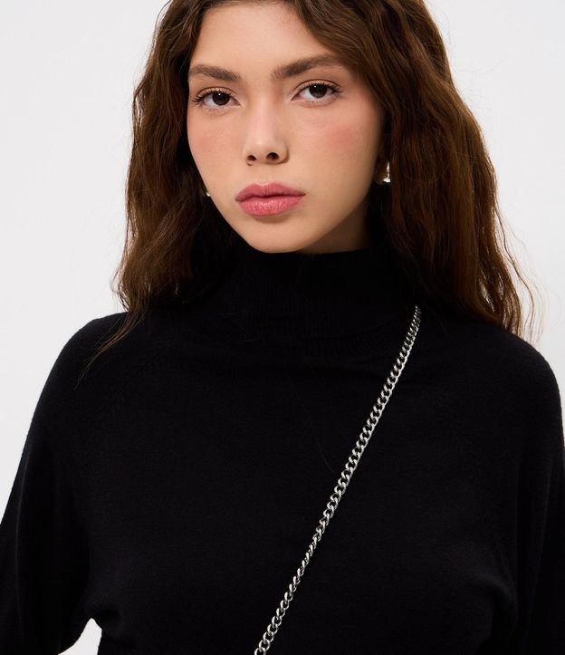 Blusa de Punto con Cuello Alto 3