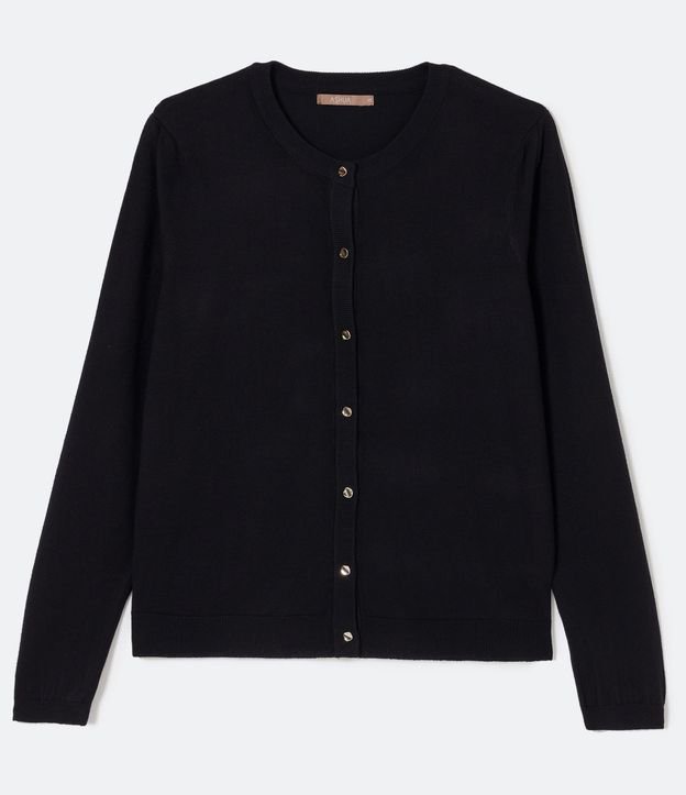 Cardigan de Punto con Abotonado Frontal Curve & Plus Size 6