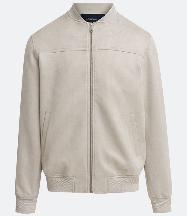 Chaqueta Bomber Lisa con Bolsillo 8