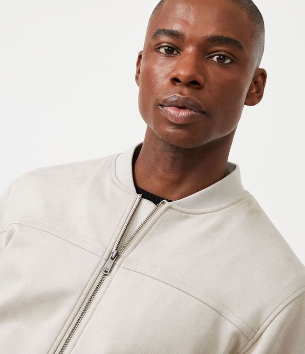 Chaqueta Bomber Lisa con Bolsillo 5