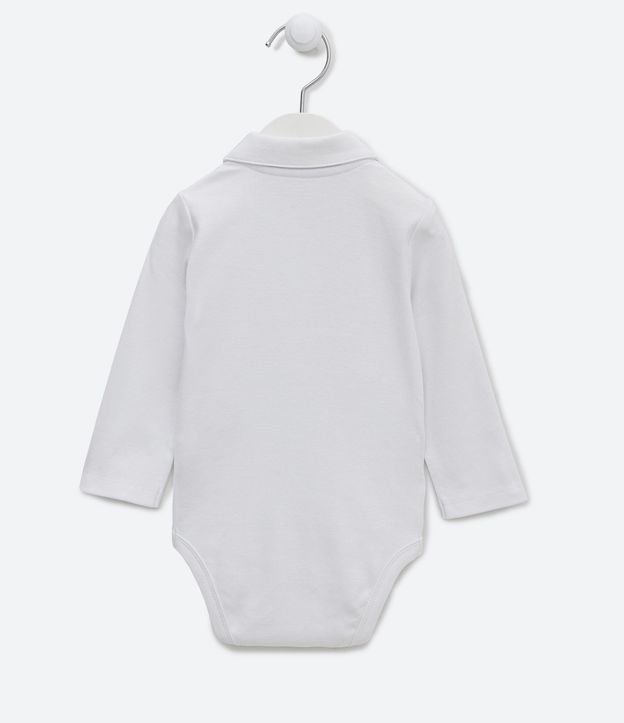 Body Infantil Suedine con Cuello Polo - Talle RN a 24 meses 2