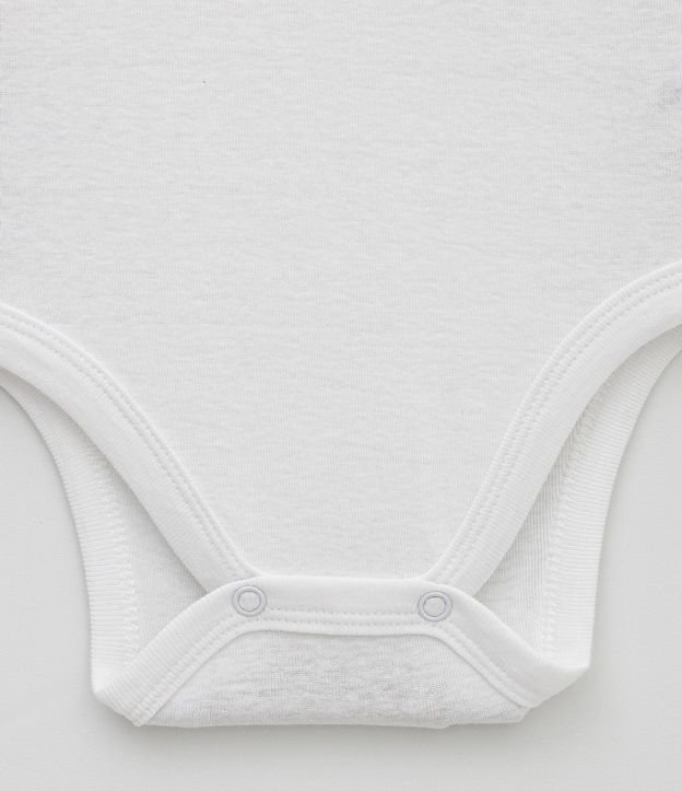 Kit 02 Bodies Infantiles en Suedine con Manga Larga - Talle RN a 24 meses 3