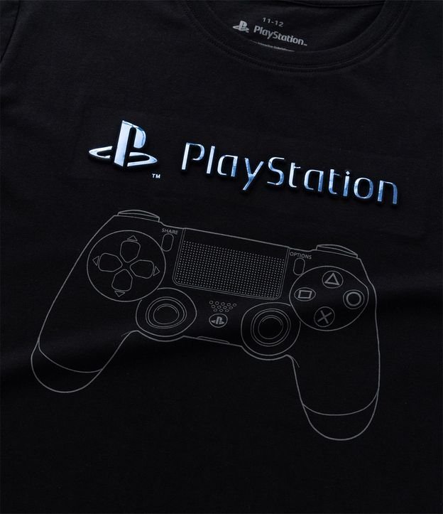 Remera Infantil con Estampado Holográfica PlayStation - Talle 5 a 14 años 5