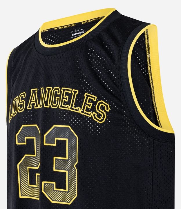 Musculosa Deportiva Baloncesto con Dry Fit y Estampa Los Angeles 23 6