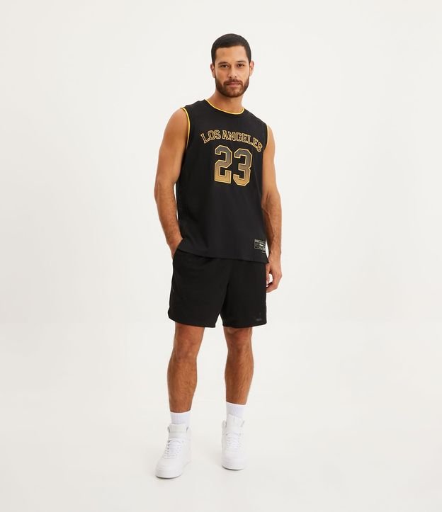 Musculosa Deportiva Baloncesto con Dry Fit y Estampa Los Angeles 23 2