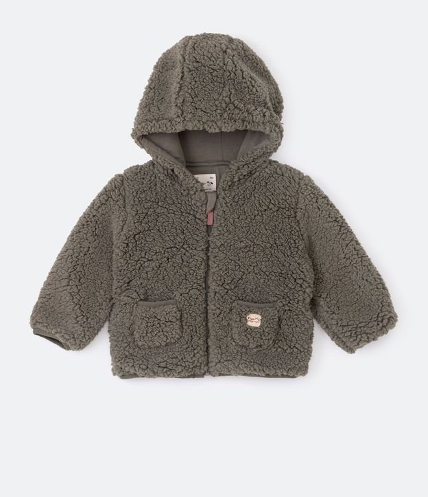 Conjunto Infantil en Sherpa con Capucha - Talle 1 a 5 años 3