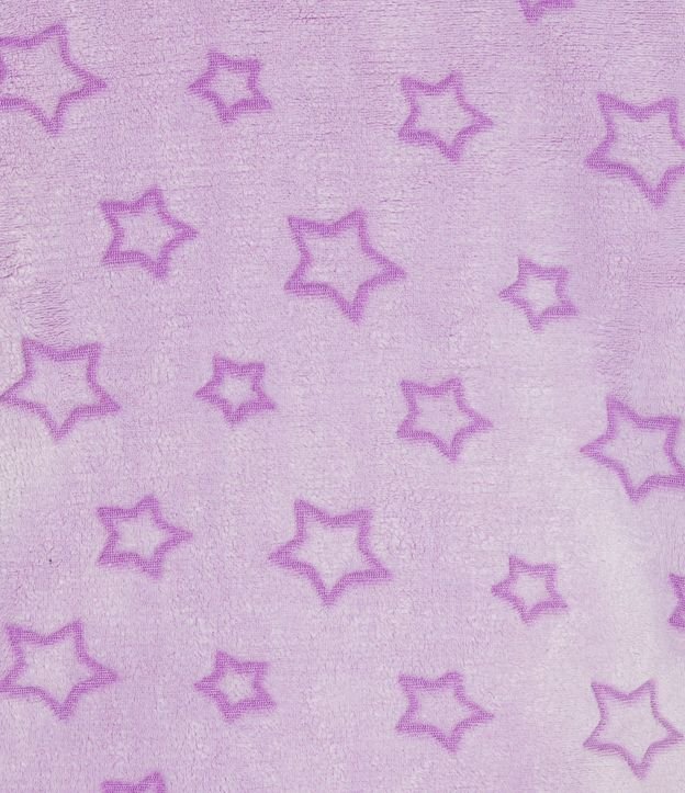 Pijama Largo Infantil en Fleece Estampado Estrellas - Talle 5 a 14 años 2