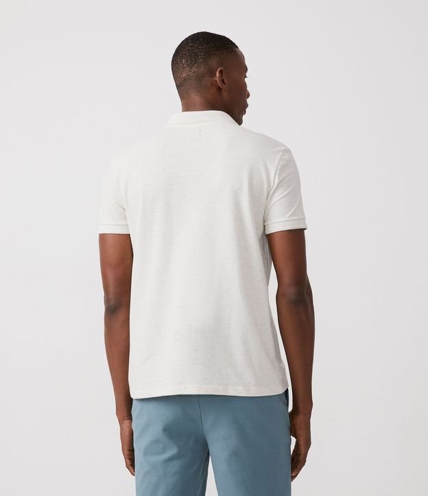 Polo Comfort en Algodón Texturizado con Manga Corta 4