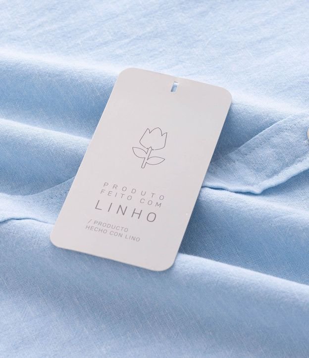 Camisa Comfort Básica en Lino 9