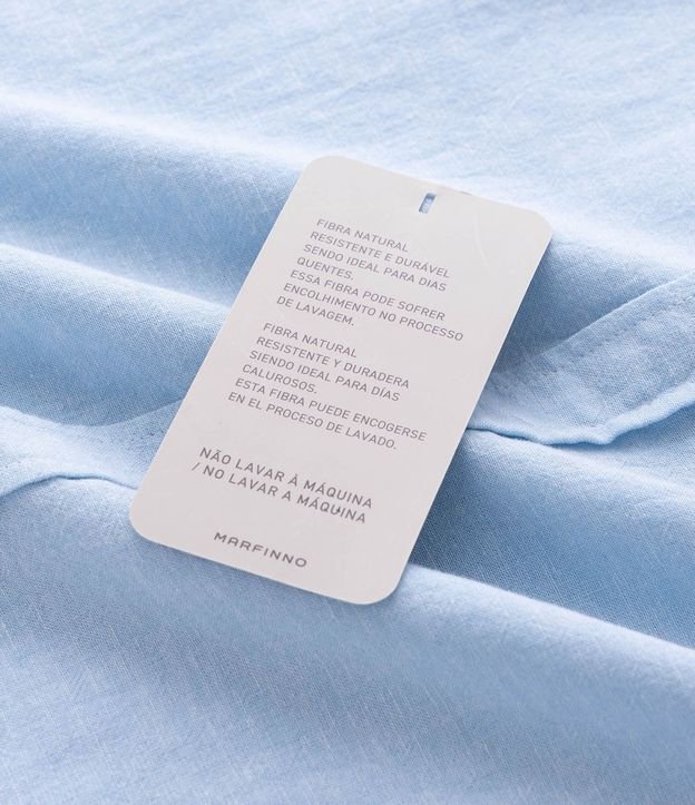 Camisa Comfort Básica en Lino 10