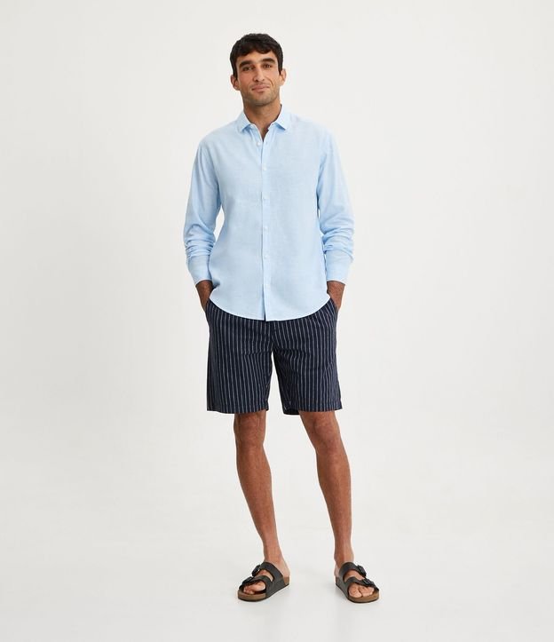 Camisa Comfort Básica en Lino 3