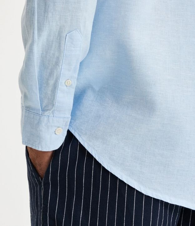 Camisa Comfort Básica en Lino 5