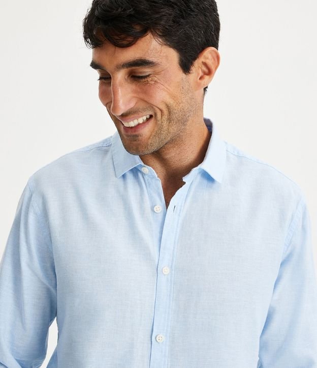 Camisa Comfort Básica en Lino 6
