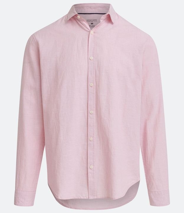 Camisa Comfort Básica en Lino 5