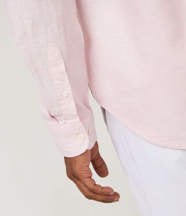 Camisa Comfort Básica en Lino 4