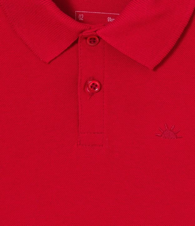 Remera Polo Infantil con Bordado - Talle 1 a 5 años 2