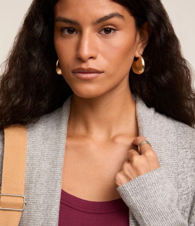 Cardigan Alargado de Punto 5